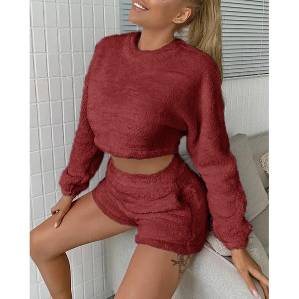 Conjunto Reversível de Loungewear Plush
