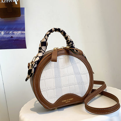 Bolsa Transversal com Estampa de Pedra - Estilo Fashion