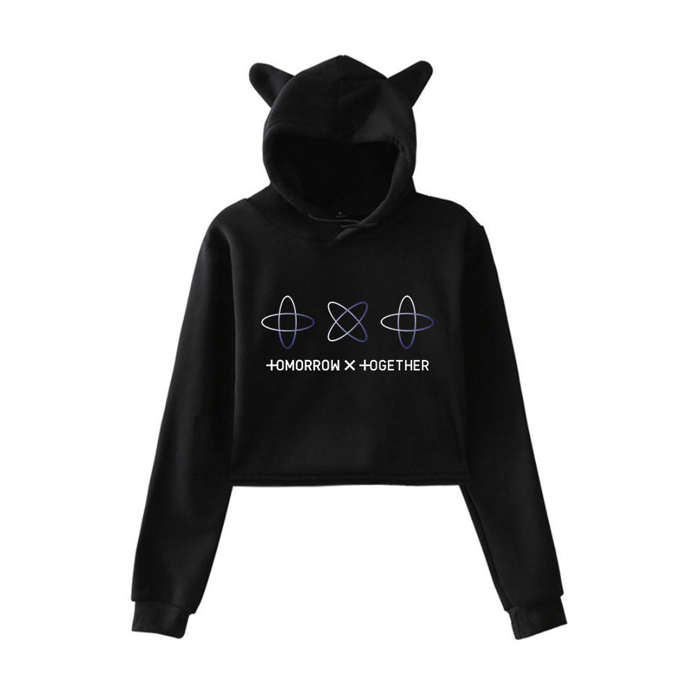 Moletom com Orelhas de Gato Coreano para Mulheres