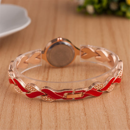 Leaf Bracelet Quartz Wristwatch