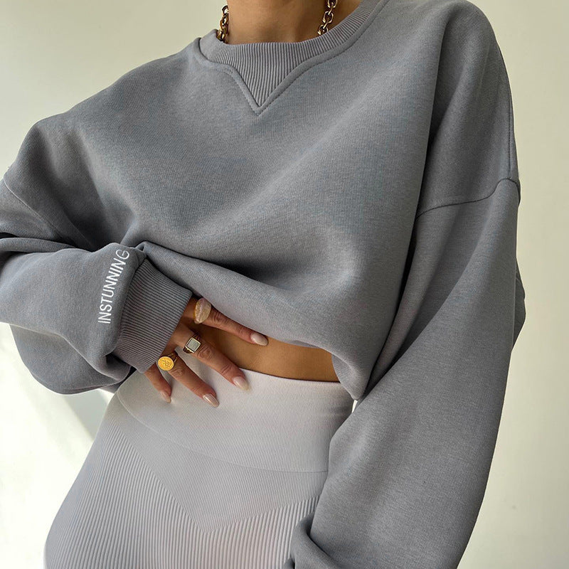 Camisola feminina folgada e versátil