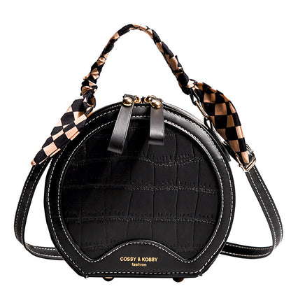 Bolsa Transversal com Estampa de Pedra - Estilo Fashion