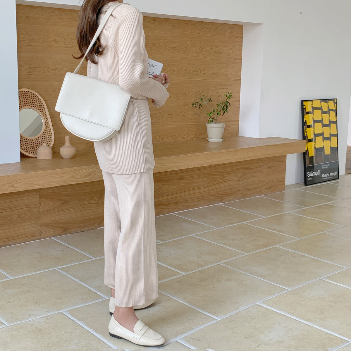 Conjunto feminino de duas peças de alta qualidade com estilo coreano