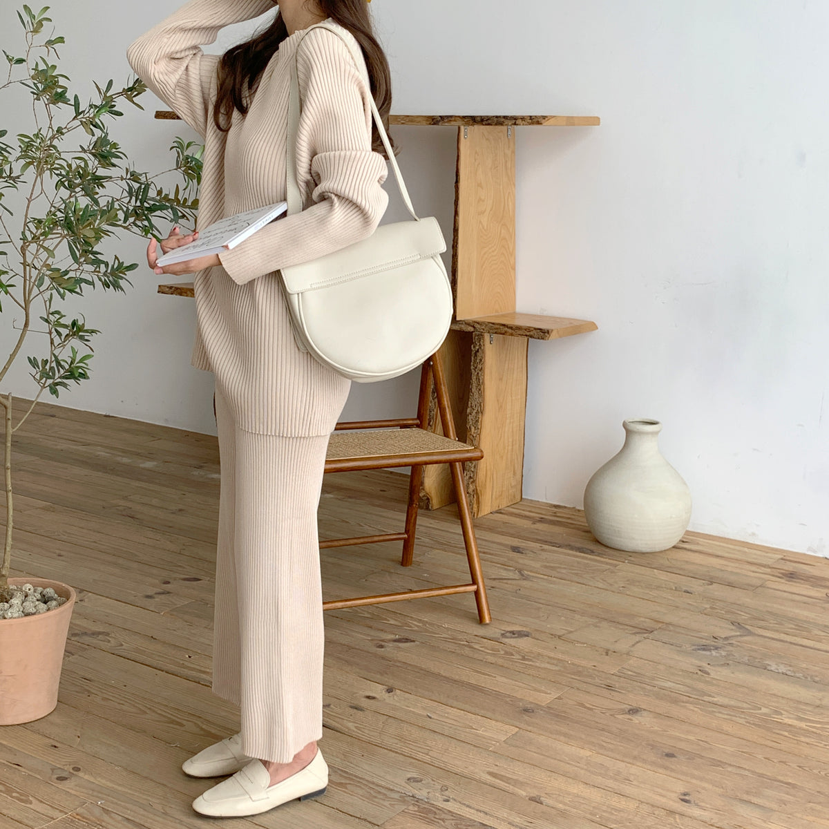 Conjunto feminino de duas peças de alta qualidade com estilo coreano