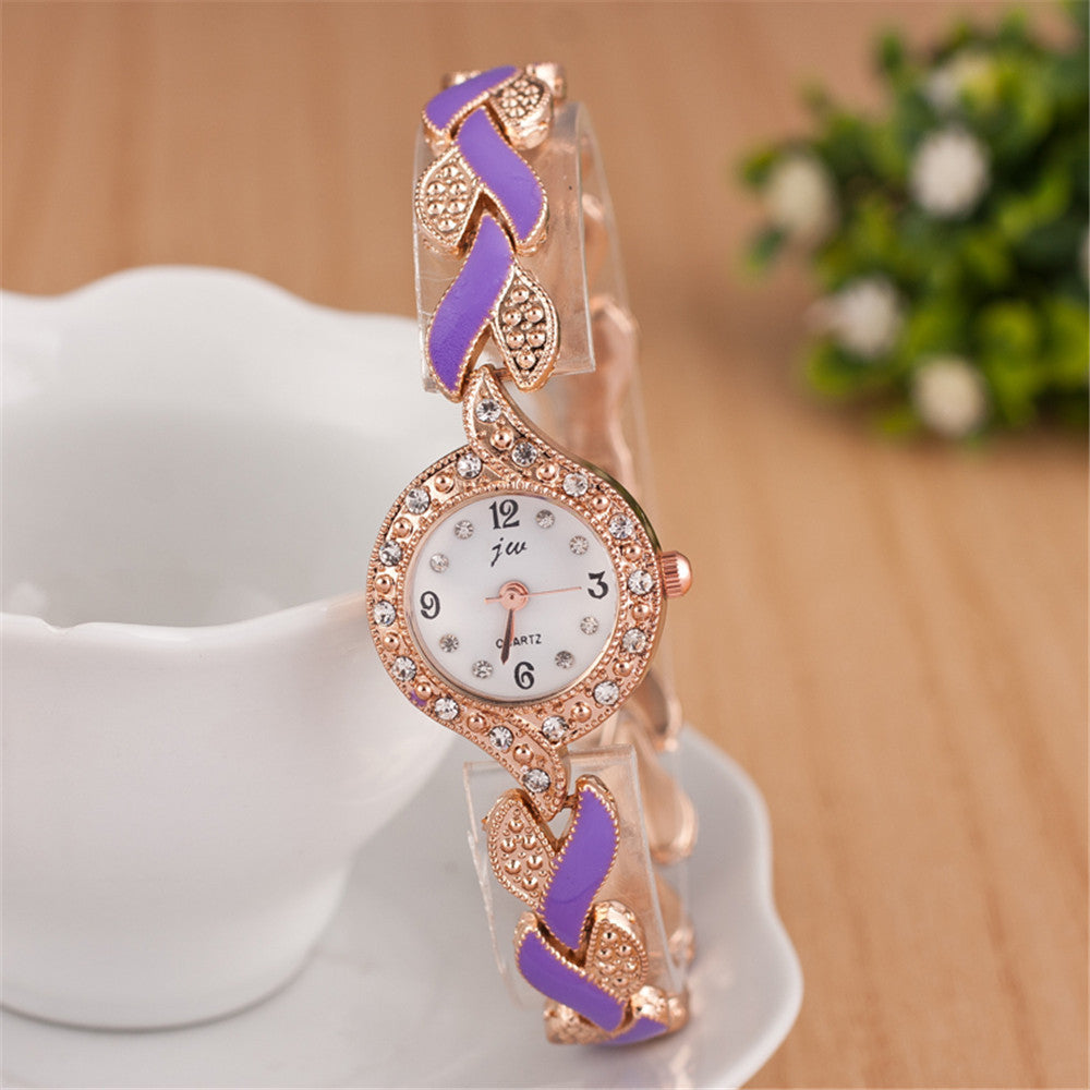 Leaf Bracelet Quartz Wristwatch