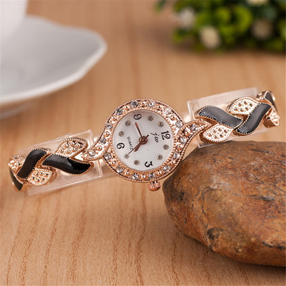 Leaf Bracelet Quartz Wristwatch