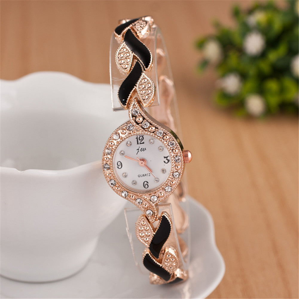 Leaf Bracelet Quartz Wristwatch