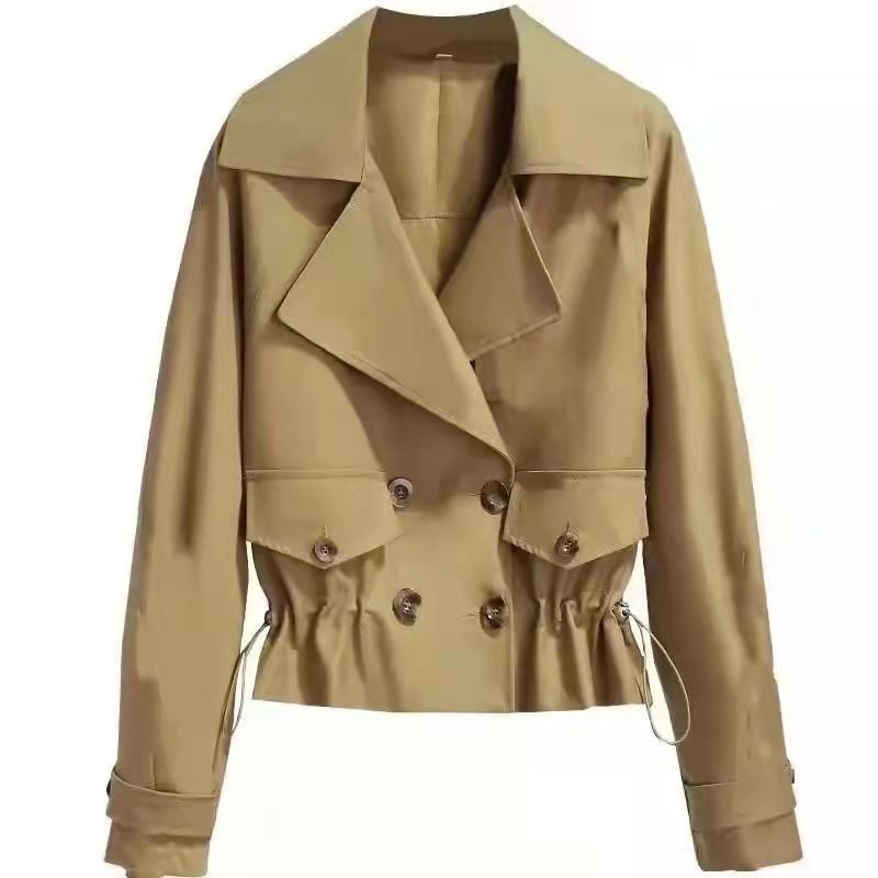 Casaco Curto Versátil Feminino Estilo Coreano