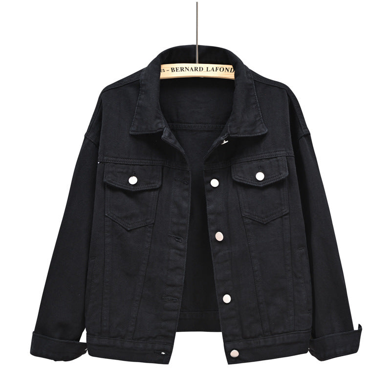 Casaco de ganga feminina da nova coleção primavera