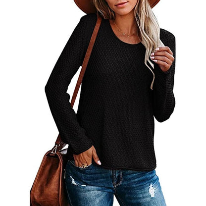 Suéter de Gola Redonda